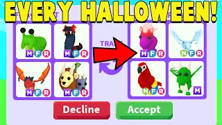 I traded EVERY *NEW* HALLOWEEN Pet in Adopt Me!