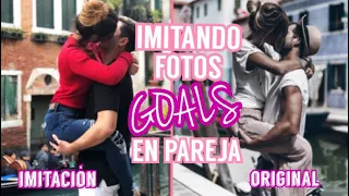 IMITANDO FOTOS GOALS EN PAREJA / Kimberly Loaiza FT. Juan De Dios Pantoja