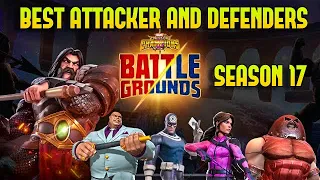 MCOC BATTLEGROUNDS SEASON 17 (BEST ATTACKERS & DEFENDERS) MARVEL CONTEST OF CHAMPIONS