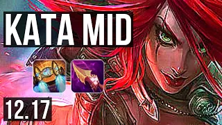 KATARINA vs LEBLANC (MID) | 10/1/6, 1300+ games, 1.6M mastery, Legendary | KR Master | 12.17