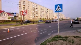 Трех пешеходов сбила женщина-водитель в Ангарске с устатку