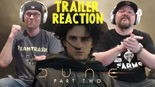 DUNE PART 2 TRAILER 3 REACTION | TIMOTHEE CHALAMET | DENIS VILLENEUVE