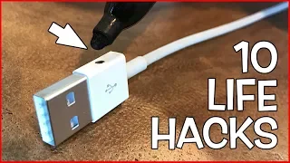 10 BRILLIANT HACKS TO MAKE YOUR LIFE EASIER!