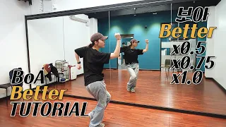 [느리게] BoA 보아 - Better | 안무배우기 Dance Slow Tutorial | 거울모드 Mirrored