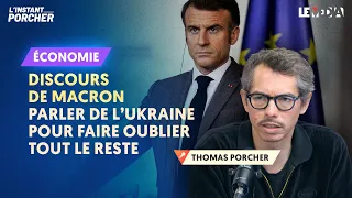 DISCOURS DE MACRON : PARLER DE L'UKRAINE POUR FAIRE OUBLIER TOUT LE RESTE