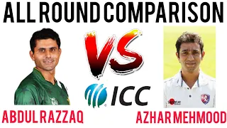 Abdul Razzaq vs Azhar Mehmood Comparison in All Formates I Azhar vs Razzaq Comparison