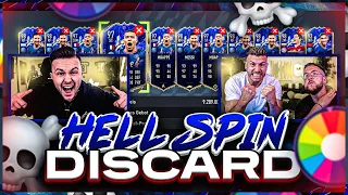 Einer geht KOMPLETT RUTSCHEN.. 😂☠️ FIFA 22: FULL TOTY Hell Spin Discard BATTLE vs Tisi 🔥