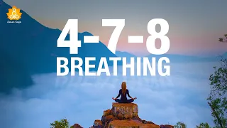 4-7-8 Breathing Exercise To Reduce Stress & Better Sleep | Breathe Bubble Meditation