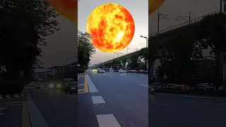 falling fireball 🤔 Special Effects 3d animation #vfxhd #shortvideo