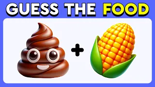 Can you Guess 50 Food by Emoji? 🍔🍟 Ultimate Food Quiz