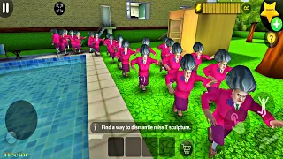 Playing Against Miss T Army Clones | Scary Teacher 3D | Android / IOS Gameplay