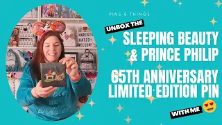 Unboxing the Disney Store Aurora and Prince Philip Limited Edition 65th pin!