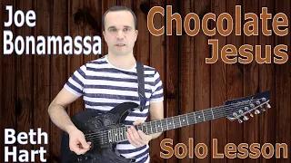 Beth Hart & Joe Bonamassa - Chocolate Jesus - Live in Amsterdam, Solo Guitar Lesson