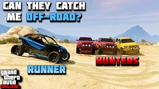 OFF-ROAD Manhunt in GTA 5 l ft. @twingoplaysgames @HarmNone @gtanpc