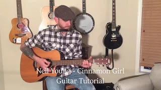 Cinnamon Girl - Acoustic Guitar Tutorial