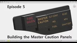 737 Sim Build - Building the Master Caution Panels #5