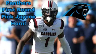 Panthers First Round Pick Jaycee Horn! NFL 2021 Offseason!