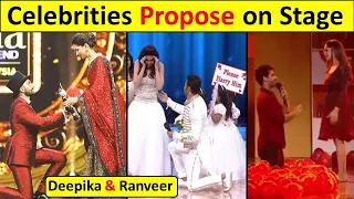 6 Bollywood Celebrities Propose their Life Partner on the Stage | Deepika Padukone, Varun Dhawan