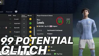 How to Glitch ANY Player to 99 Potential in EAFC 24 Career Mode!