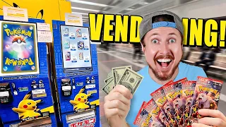 REAL Pokemon Card Vending Machine FOUND in a Airport?!?!