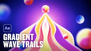 Gradient Wave Trails in After Effects | Animation Tutorial | Motion Circles