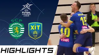 HIGHLIGHTS | СПОРТІНГ - ХІТ | Футзал. Ліга Чемпіонів. Основний раунд Група 1