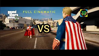 Omni-Man vs. Homelander: DEATH BATTLE! (Invincible vs. The Boys) - GTA 5 Cinematic Showdown🔥🔥