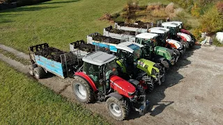 MEV Bergstreuer | Miststreuen am Hang | manure spreading | Fendt Lindner Claas Steyr Massey Ferguson