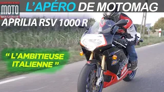Aprilia RSV 1000 R, l'ambitieuse italienne ▶︎ Apéro Moto Magazine