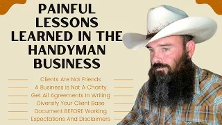 Handyman Business Lessons I Learned The Hard Way