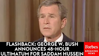 FLASHBACK: 20 Years Ago, Bush Issues Ultimatum To Saddam Hussein To Leave Iraq Or Face US Military