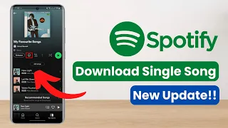 How to Download Individual Songs on Spotify !