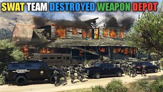 GTA 5 | Swat Team Destroyed Weapon Depot | Huge Security Protocol | Game Loverz