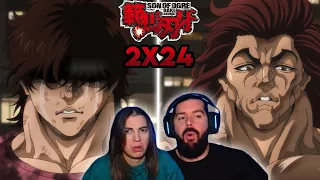 ¡YUJIRO VS BAKI! (PARTE 2) - REACCIÓN 2X24 BAKI HANMA: SON OF OGRE