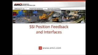 Webinar: SSI Position Feedback and Sensor Interfaces