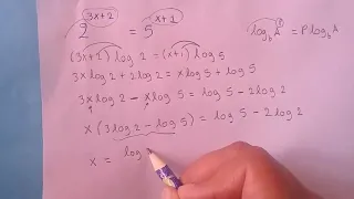 Ecuación Exponencial con Bases Diferentes