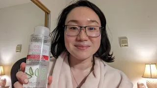 ASMR Nighttime Skincare Routine (public speaking, gratitude)