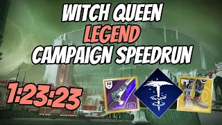 Witch Queen SOLO LEGENDARY Campaign Speedrun WR [1:23:23] | Destiny 2