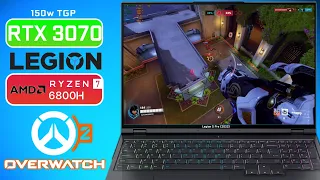 Legion 5 Pro 2022 | Overwatch 2 | RTX 3070 Ti Laptop + 6800h | 1600p (Ultra + Competitive Settings)