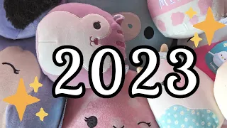 Every squishmallow I got in 2023 *it's more than I expected*