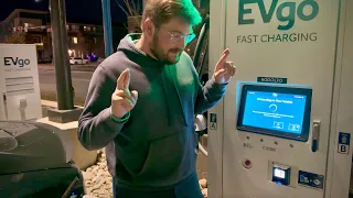 The Supercharger Experience On EVgo! Setting Up My Tesla With Autocharge+