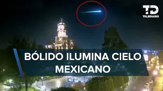 Meteorito ilumina el cielo de México, fue captado en varios Estados