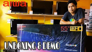 Aiwa 55 Smart tv - Unboxing & testing