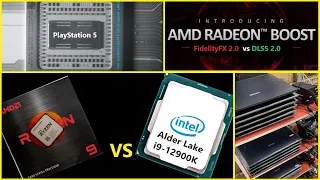 Intel i9-12900K vs AMD R9 5900X, Laptop Mining Farms, FidelityFX 2.0, PS5 SOC | Broken Silicon 88