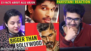 Pakistani Couple Reacts To 33 Facts You Didn't Knew About Allu Arjun | Hindi