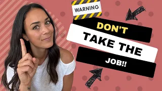 5 Warning Signs You Should Decline A Job Offer || Red Flags For Job Seekers When Changing Careers