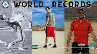 Disc Golf Distance Record | 1970 - 2022 Evolution #discgolf #worldrecord