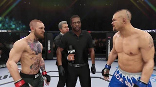 Conor McGregor vs. Chuck Liddell (EA sports UFC 3) - CPU vs. CPU - Crazy UFC 👊🤪