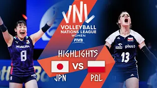 JPN vs. POL - Highlights Week 3 | Women's VNL 2021