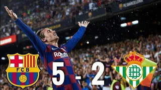 Barcelona vs Real Betis 5:2 |All Goals & Highlights HD